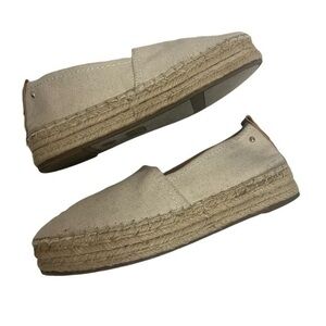 Sam Edelman Circus Cream Canvas Espadrilles Size 9